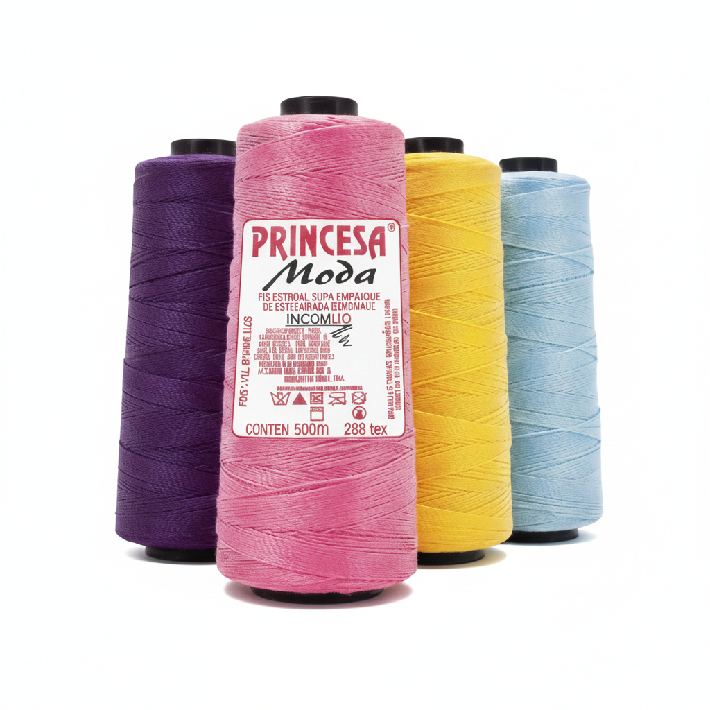 Linha Princesa Moda grossa fio de polipropileno para artesanato e tranças